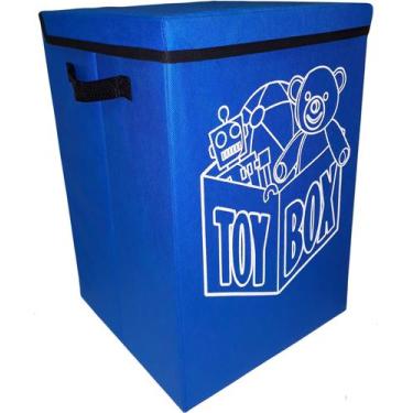 Imagem de Cesto Baú Porta Brinquedo Infantil Montessoriana Organizador - Organib