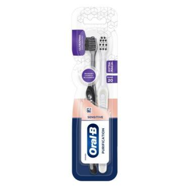 Imagem de Escova Dental Oral-B 3D White Whitening Therapy Purification 2 unidade