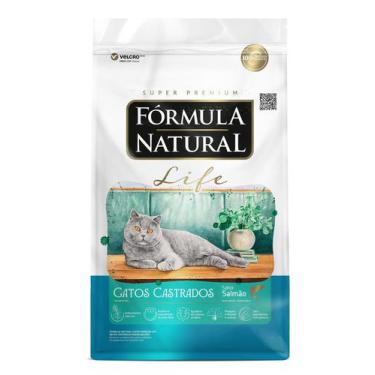 Imagem de Ração Fórmula Natural Life Gatos Castrados Sabor Salmão 15kg - Formula