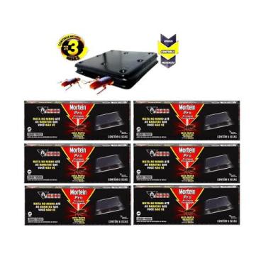 Imagem de Kit 6 Caixas Armadilhas De Baratas Mortein Pró 36 Iscas