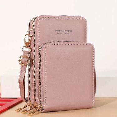 Imagem de Bolsa E Carteira Feminina Com Alça E Porta Celular Da Moda - Tem Tudo 