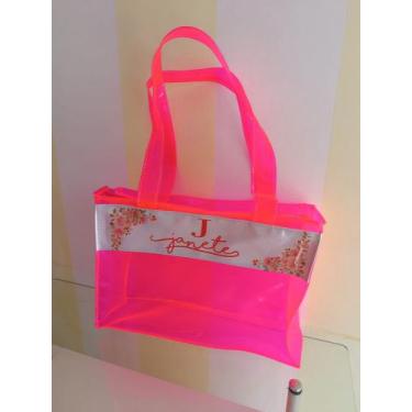 Imagem de Bolsa Feminina Transparente Para Praia - Ateliê Ina Morais
