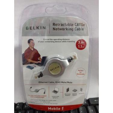 Imagem de Belkin Cabo De Rede Retrátil Cat5e A3l791v37rt