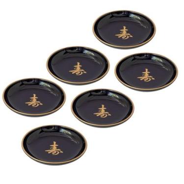 Imagem de Kit C/ 06  Sushi Sashimi Japonesas Shoyu Molheira Pires - AC