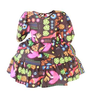 Imagem de Vestido Infanto Juvenil Moda Casual Princesa Luxo Floral - Grupo Festa