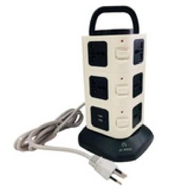 Imagem de Torre Extensão Tomada Vertical Multiconexão Universal Com Alça - divid