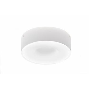 Imagem de Luminária plafon taschibra sushi led 40w 6500k branca/preto, BRANCO