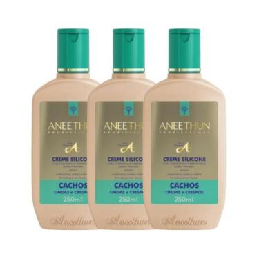 Imagem de Kit Aneethun com 3 Cremes de Silicone Cachos 250ml
