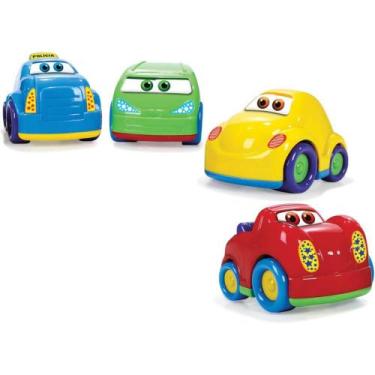 Imagem de Brinquedo para Bebê BABY CARS BIG STAR - Conjunto com 16 Carrinhos