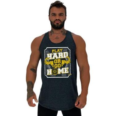 Imagem de Regata Longline Estampada Masculina MXD Conceito Play Hard, P, Masculi