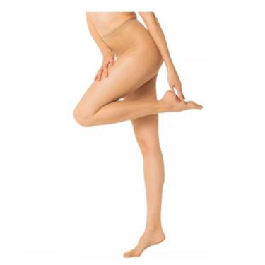 Imagem de 1 Meia Calça Adulto Clássica Europeu Fio 20 Meia Fina Trifil, Natural 