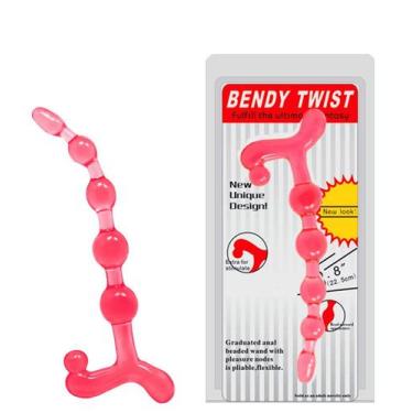 Imagem de Plug Anal 5 Esferas em Jelly Macio - Sexshop - Pleasure