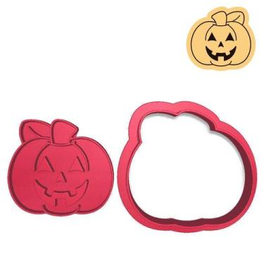 Imagem de Cortador Carimbo Abóbora Sorrindo Halloween Bruxas - DOCE IMPRESSO, 6c