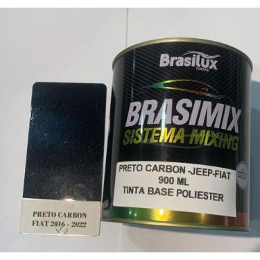 Imagem de Tinta base poliester preto carbon jeep fiat 900ml - BRASILUX