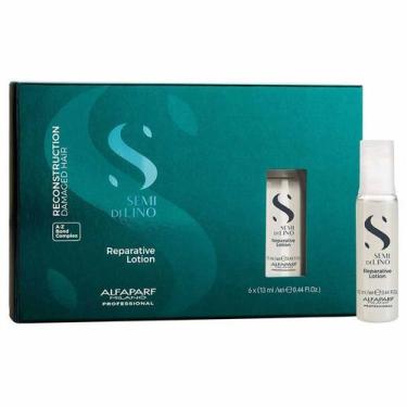 Imagem de Ampola Alfaparf Semi di Lino Reparative Lotion 6x13ml Reconstrução e F