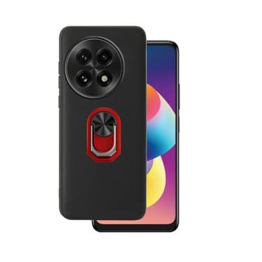 Imagem de DAMONDY Capa para OnePlus 13 5G, capa fina OnePlus 13, suporte de 360 anéis, capa traseira para OnePlus 13 5G 2024 - vermelha