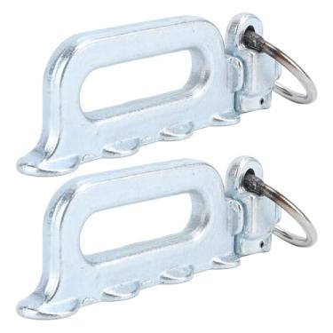 Imagem de 2 Peças L Track Parafuso Prisioneiro Duplo Amarração Com Anéis o de Aço Carbono para Caminhão Cama Controle de Carga Captador Rv Atv