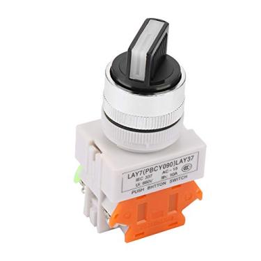 Imagem de Seletor Mantido de 2 Posições, Interruptor Rotativo de Travamento Automático, Material Durável Com Longa Vida útil, para Interruptores LAY37-11X/21