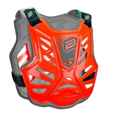 Imagem de Colete Motocross ASW MAXX Lite Laranja e Preto