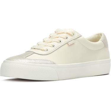 Imagem de Keds Tênis feminino Jump Kick T-Toe Fashion, Garça/glitter champanhe, 34