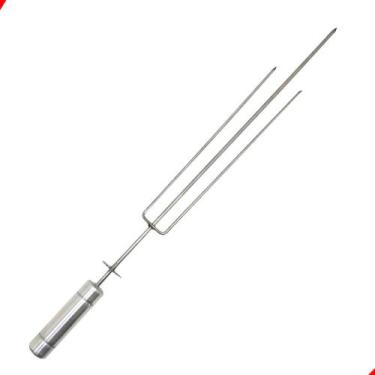 Imagem de Espeto Tridente Inox para Grill Giratório Brasa Grill