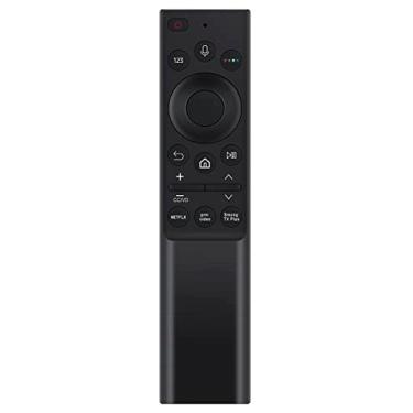 Imagem de BN59-01363A substitui o controle remoto de voz inteligente por microfone adequado para Samsung Crystal UHD Smart TV 2021 modelo UN85AU7980FXZA UN43AU8000FXZA UN50AU8000FXZA UN55AU8000FXZA