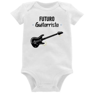 Imagem de Body Bebê Futuro Guitarrista - Foca na Moda, Branco, M