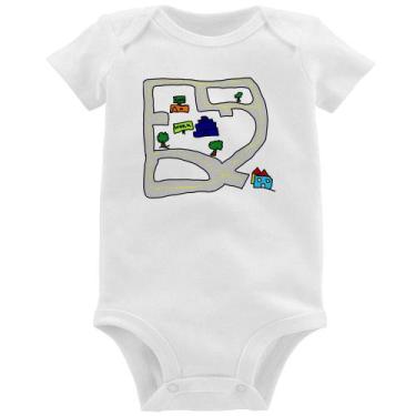 Imagem de Body Bebê Kids Road - Foca na Moda, Branco, M
