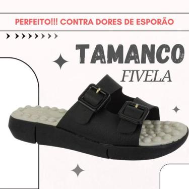 Imagem de Tamanco Ortopédico Sandália Feminina P/ Esporão Confort Sapato Chinelo