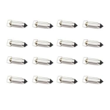 Imagem de Kit de reparo de carburador, peça de agulha flutuante compatível com GS500E GSX600 GSX750 GSXR750 VS800 VX800 VZ800 GSX1100 GSXR1100 GSX600F (16 peças)