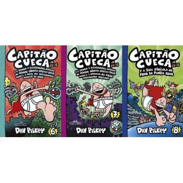 Imagem de Capitão Cueca Do Volume 6 Ao 8 - Dav Pilkey - COMPANHIA DAS LETRAS