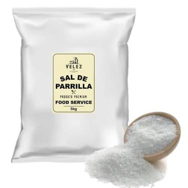 Imagem de Sal De Parrilla para churrasco  - Pacote 5 Kg ATACADO - Ingrediente Sh