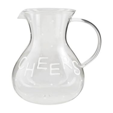 Imagem de Mud Pie Jarro de vidro pontilhado Cheers de 2,749 g, transparente