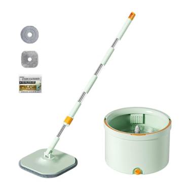 Imagem de Ｂｅｓｇａ MOP e Bucket Conjunto do separador de água limpa suja MOPS Microfibras para piso de ladrilho sob o laminado de móveis, Verde