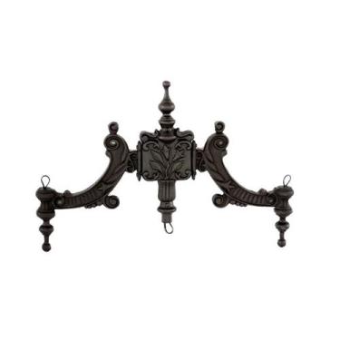 Imagem de Complemento Suporte Poste e Luminária Ferro Fundido 44x90cm - FUNDIÇÃO