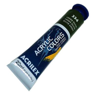 Imagem de Tinta Acrílica Acrilex Verde Oliva 20ML