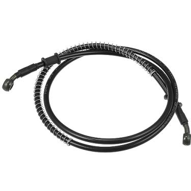 Imagem de Motoforti 140 cm 140 cm 10 mm 28 graus mangueira de óleo de embreagem de freio trançado para motocicleta tubo de embreagem tubo de combustível preto para quadriciclo para bicicleta suja