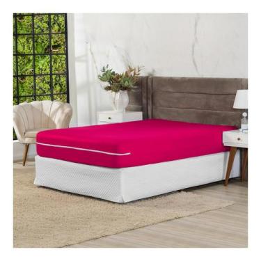 Imagem de Capa De Colchão Malha Gel Queen Zíper - Lenharo Enxovais, Pink