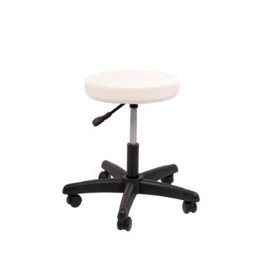 Imagem de Cadeira Mocho Estética Dentista Tatuador Tattoo branca massagem Sem En