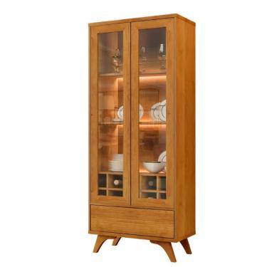 Imagem de Cristaleira Adega Vitrum 2 Portas de Vidro com LED Mavaular