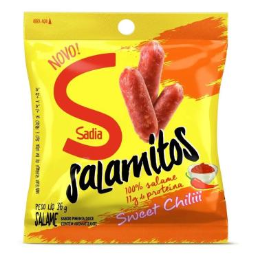 Imagem de Salamitos Snack Sabor Chilli 36g - Sadia
