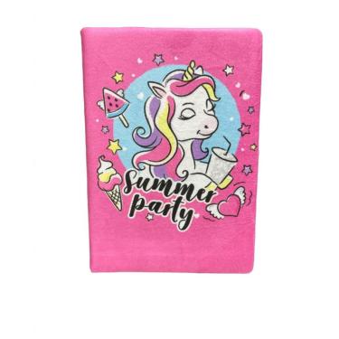 Imagem de Summer Caderno Pelúcia Unicórnio Sortido - Polibrinq SCB02