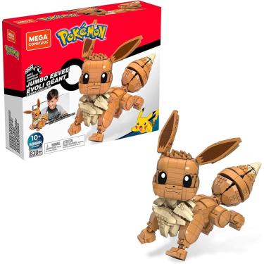 Imagem de Mega Construx Pokemon Eevee Gigante com Ação de Batalha