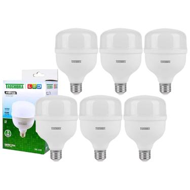 Imagem de Kit 6 Lâmpada High Led 20w Alta Potência 6500k Branco Frio