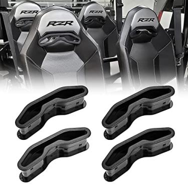 Imagem de Frokom Pacote com 4 Bisel de passagem de arnês UTV, inserção de bisel de passagem de cinto de segurança compatível com Polaris RZR XP1000/turbo/RZR 1000/S 1000/RZR 900 S/Trail/XC/General