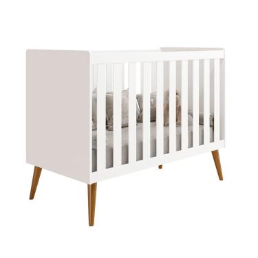 Imagem de Berço Americano Isis Multifuncional Pés Retrô vira Mini Cama Infantil Quarto para Bebê - Reller