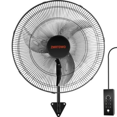 Imagem de Ventilador de montagem em parede ZMRTDWO 50cm oscilante de 3 velocidad