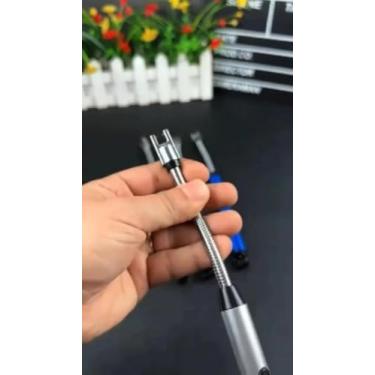 Imagem de Isqueiro Acendedor Elétrico USB Recarregvel Cozinha Fogão Gas