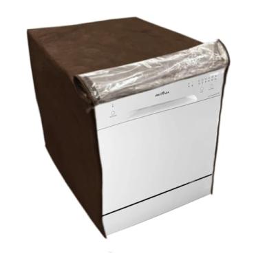 Imagem de CAPA PARA LAVA LOUÇAS BRITÂNIA 8 SERVIÇOS BLL10B TRANSPARENTE FLEX (Marrom)