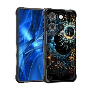 Imagem de EFGWSDER Capa para Moto G Stylus 5G 2025, [camada dupla] [proteção contra quedas de grau militar de 3,5 m] Capa resistente à prova de choque para Motorola Moto G Stylus 5G 2025, estética do sol e da